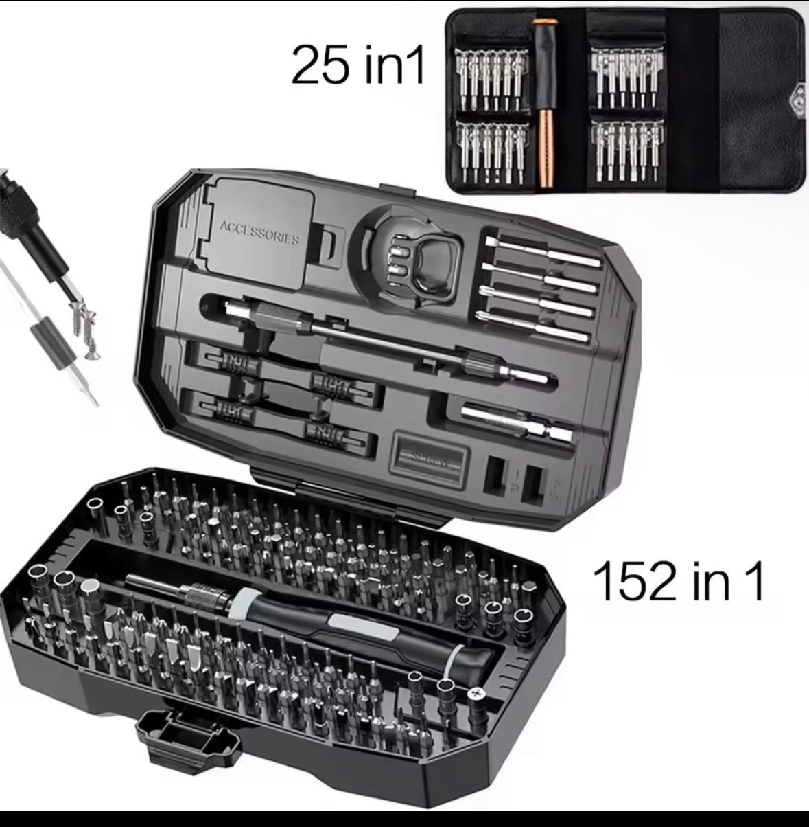 Precision Screwdriver Set - 152/25 in 1 Professional Computer Repair Kit
